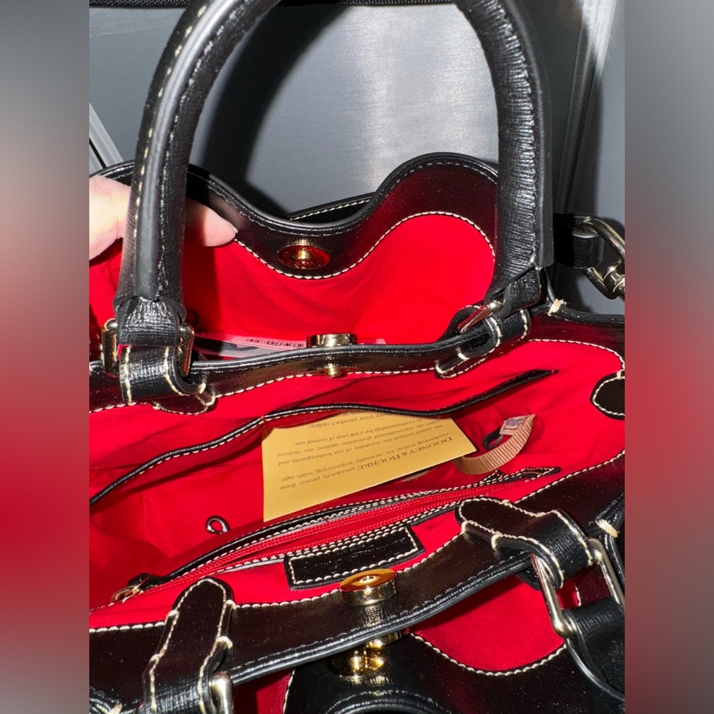 Dooney and Bourke small Florentine Barlow bag NWT - Picture 4 of 13